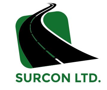 SURCON LTD logo — road curving through a green square